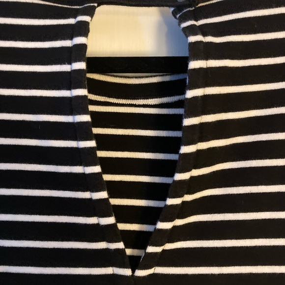 Madewell Striped Keyhole Back Dress - Picture 5 of 5